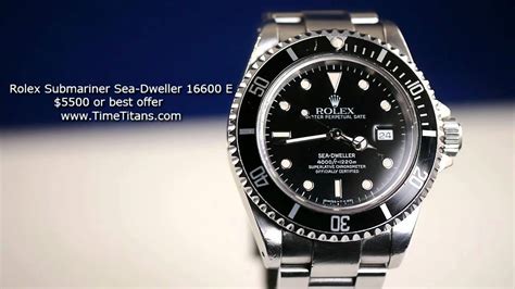 rolex submariner 16600